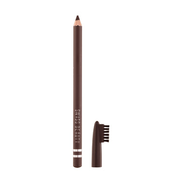 Swiss Beauty Waterproof Eyebrow Pencil With Brush | Smudge Proof Eyebrow Definer Pencil | Shade - 02 Dark Brown, 1.5G|